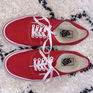 Red Vans